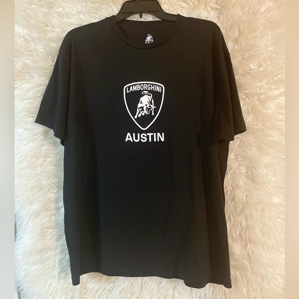 Lamborghini Austin, Texas Event Men’s Short Sleeve T-Shirt. Size XL